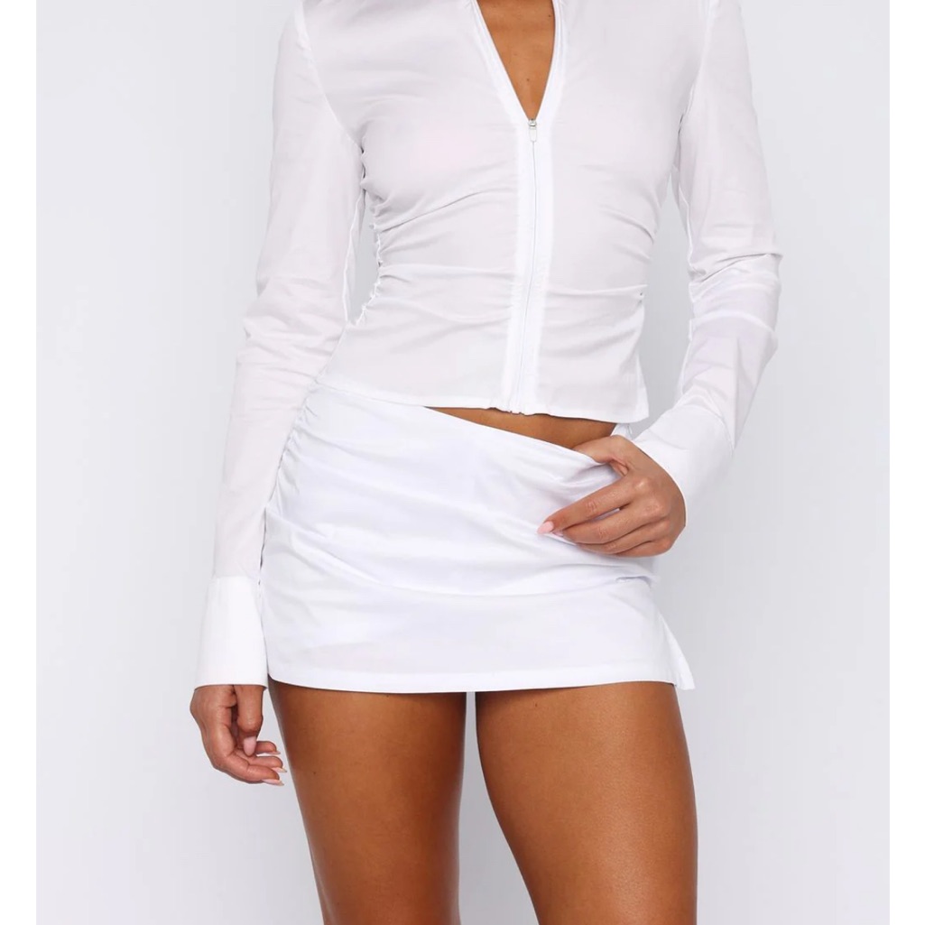 White Fox White Skort